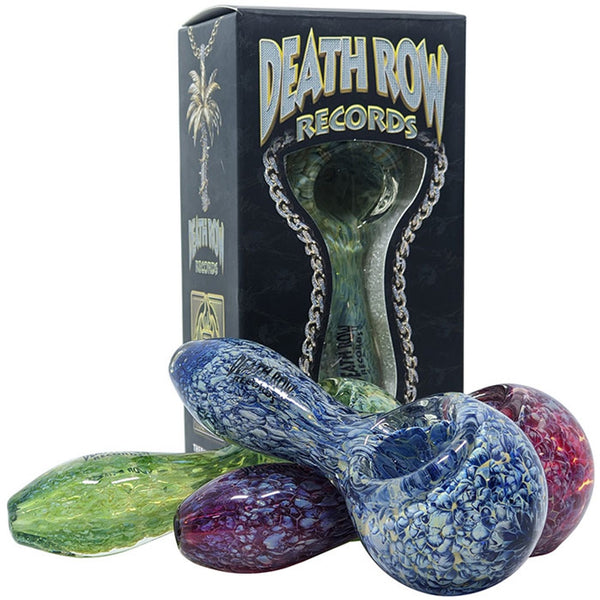 Death Row Records - 3.75" Assorted Frit Spoon Hand Pipe