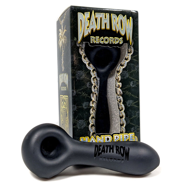 Death Row Records - 4" Sand Blasted Spoon Hand Pipe