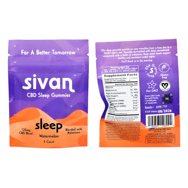 Sivan CBD Blend Gummies | 625mg | 5pc