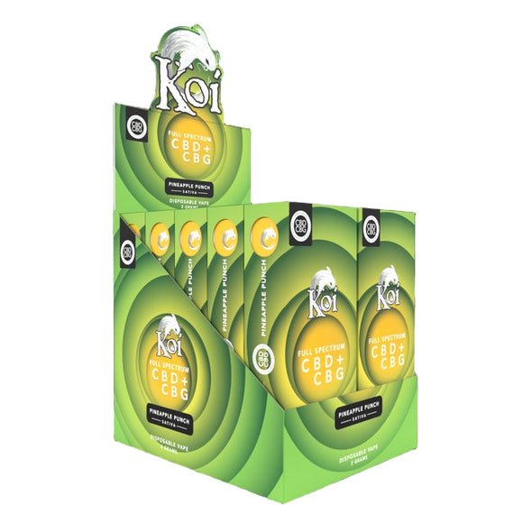 koi cbd disposable vape bar + CBG – Natural Aid Distributors Vuse Reload Aqua Rechargeable Battery-included FLAVORS:COCONUT BANANA