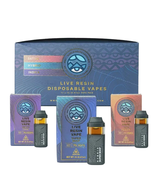 WNC THCA Live Resin Disposable Vape 2g