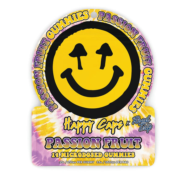 Happy Caps x Road Trip - Microdosed Gummies + Functional Mushrooms