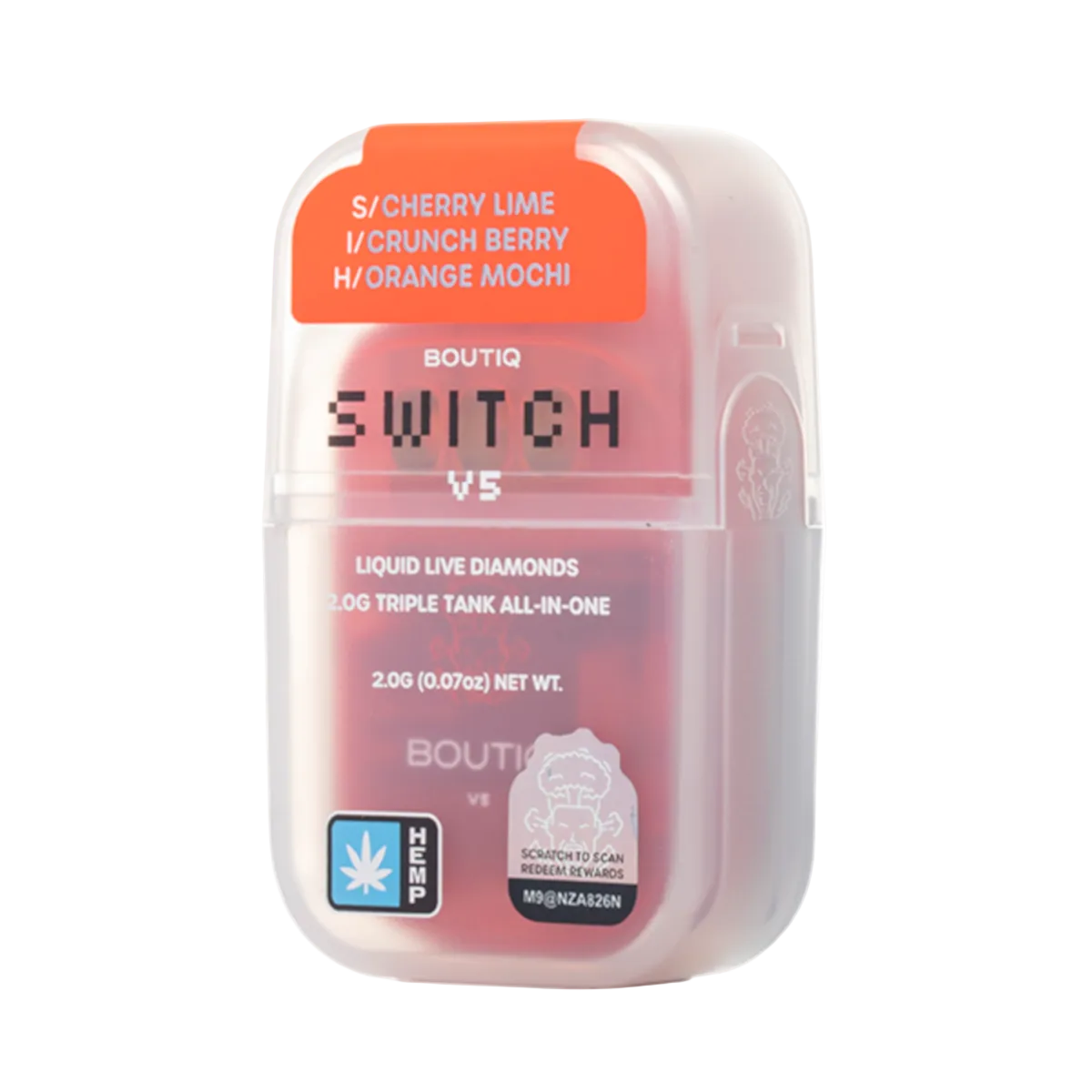 boutiq switch disposable vape V5 3-in-1 THCA Liquid Diamond 2g – Natural Aid Distributors NJOY: Recharge Starter Kit compact vape Flavours:White Peach Ice