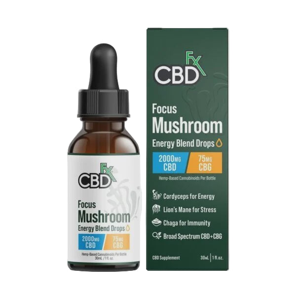 CBDfx Mushroom + CBD Drops