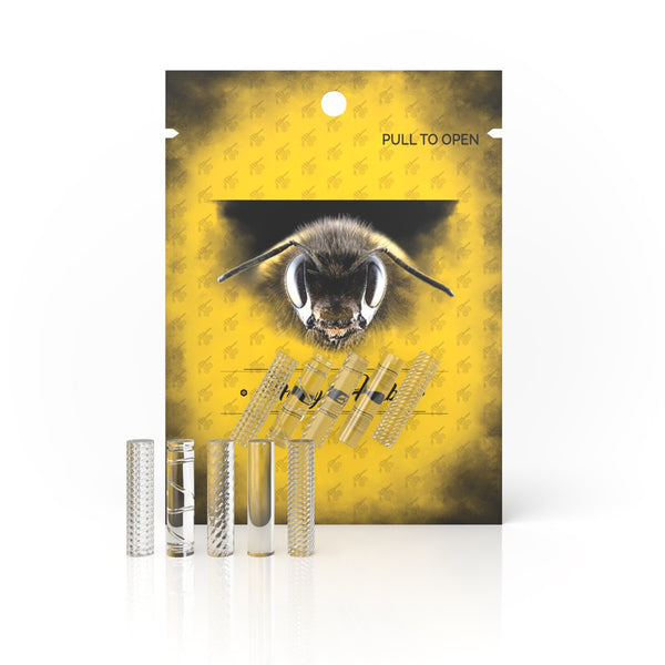 Honeybee Herb Glass Joint Tips | Clear | 5pk
