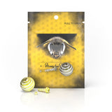 Honeybee Herb Glass Mushroom Pillar Terp Set