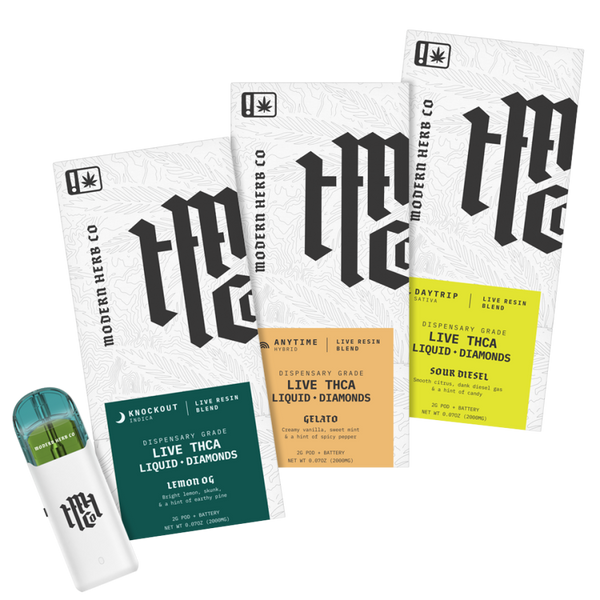 Modern Herb Co Liquid Diamonds THCA Pod Starter Kit | 2g