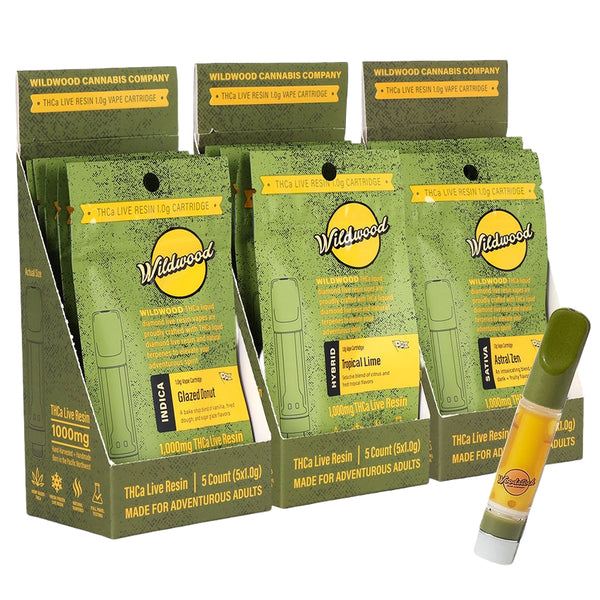 Wildwood Dispensary Grade Live Resin THCA Cartridge | 1g