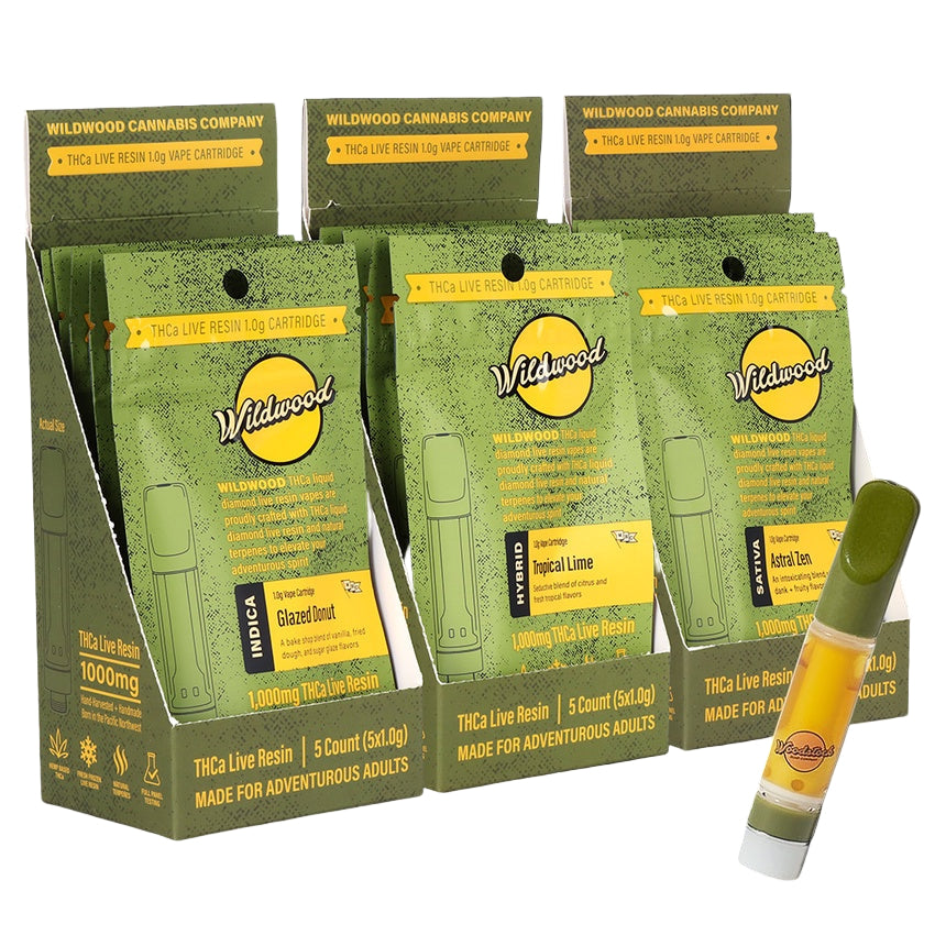 Wildwood Dispensary Grade Live Resin THCA Cartridge | 1g