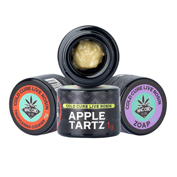 WNC CBD THCA Cold Cure Live Rosin